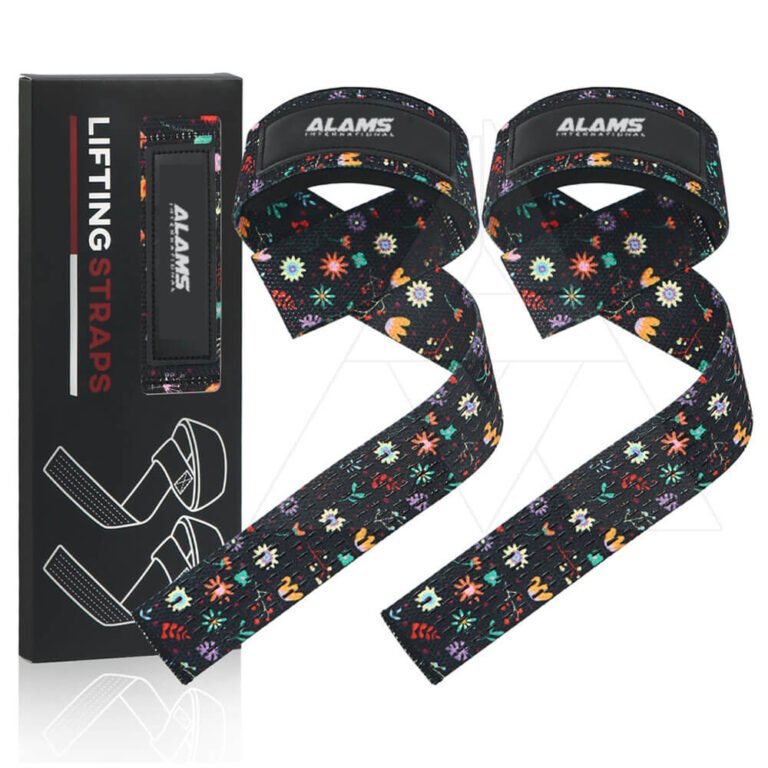 custom weightlifting straps with logo branding