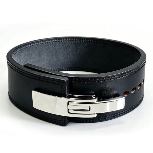 Leather Powerlifting Belt with Lever