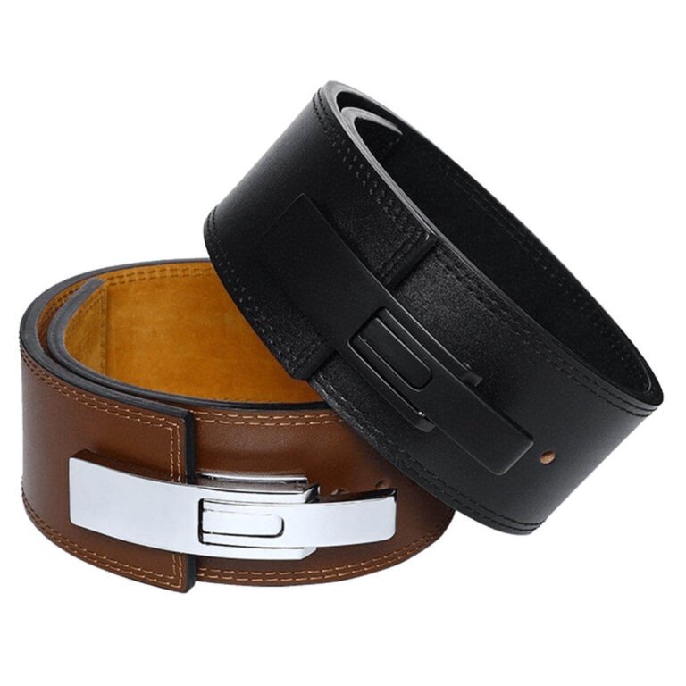 powerlifting belt for squats worn by lifter