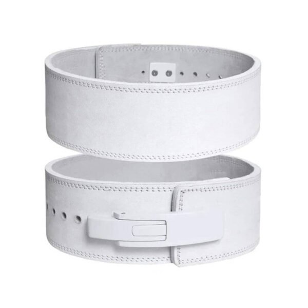 Leather Powerlifting Belt with Lever