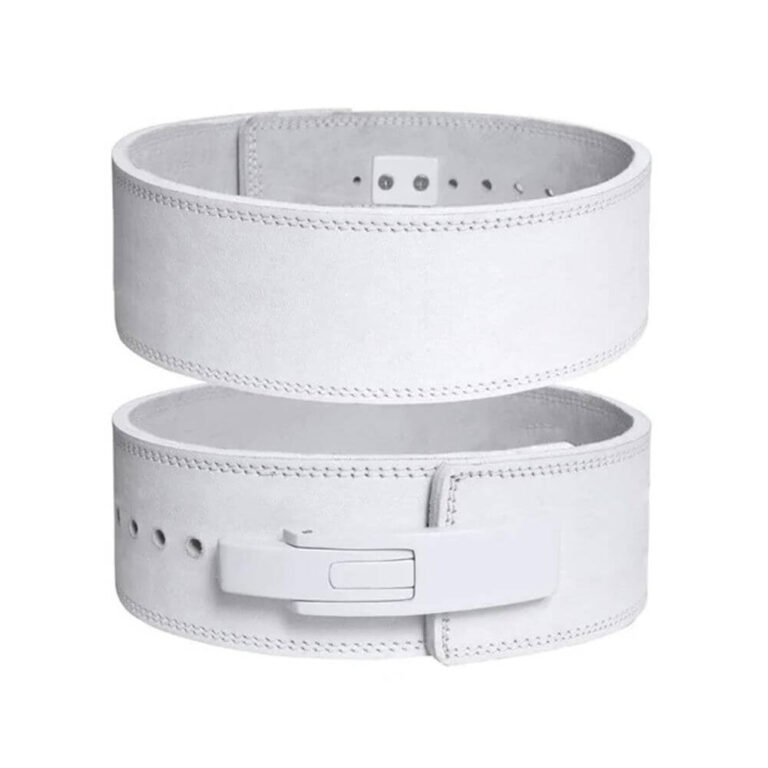 competition lever belt stitching and back view