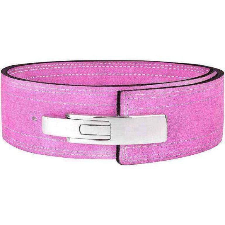 custom lever weightlifting belt with logo branding