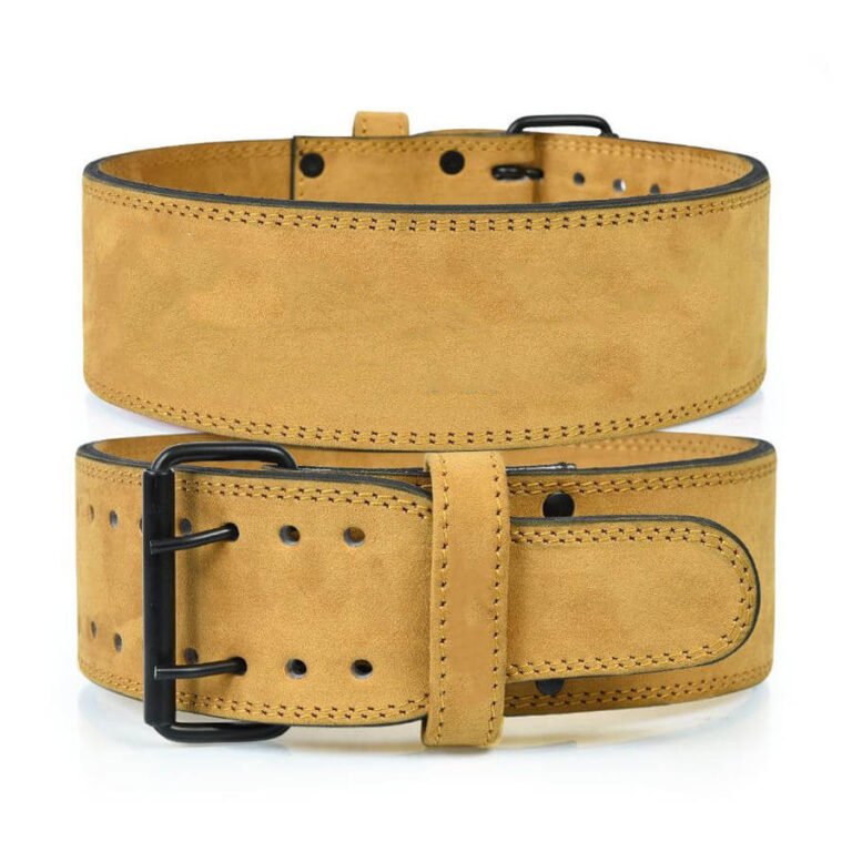 double prong buckle close-up detail