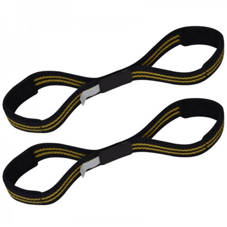 double-loop figure-8 straps grip detail