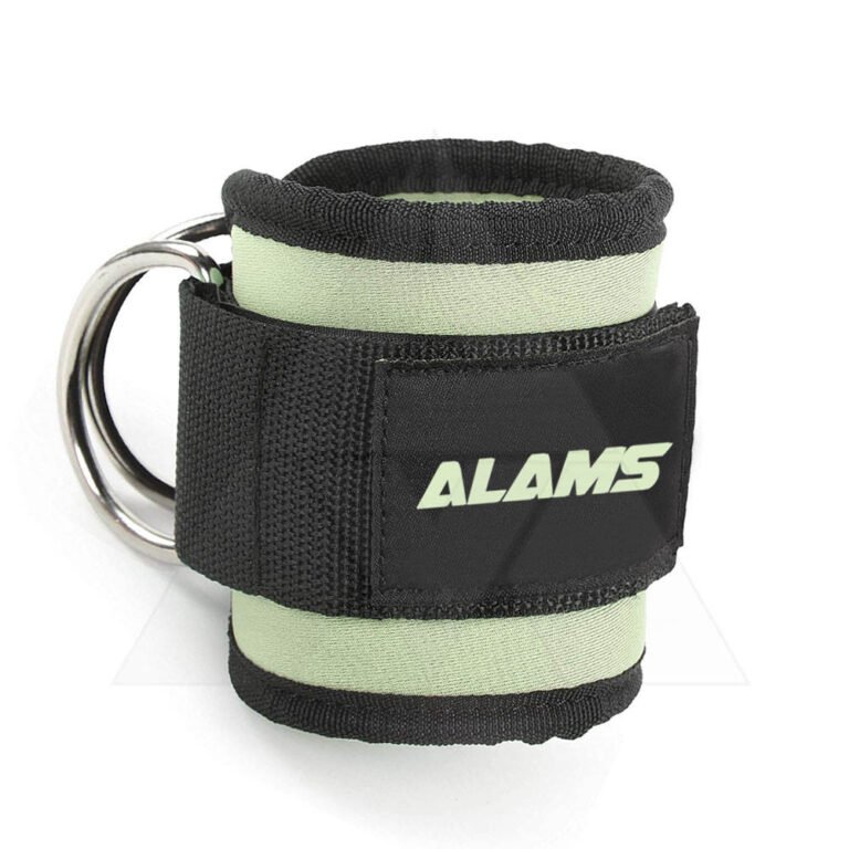 ankle strap with steel D-ring for cable machine – wholesale OEM manufacturer