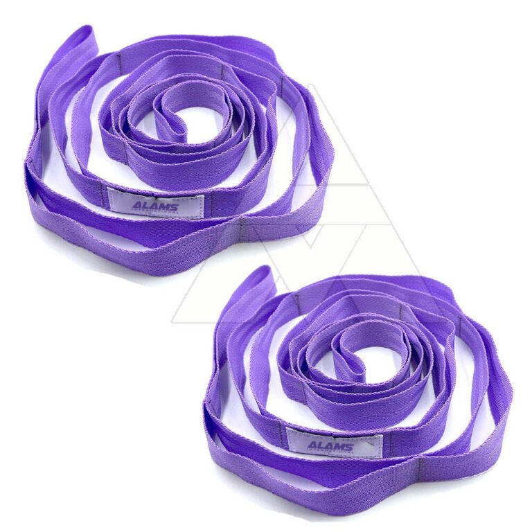 yoga strap for beginners stretching aid, beginner yoga strap closure detail, custom beginner yoga strap with logo branding